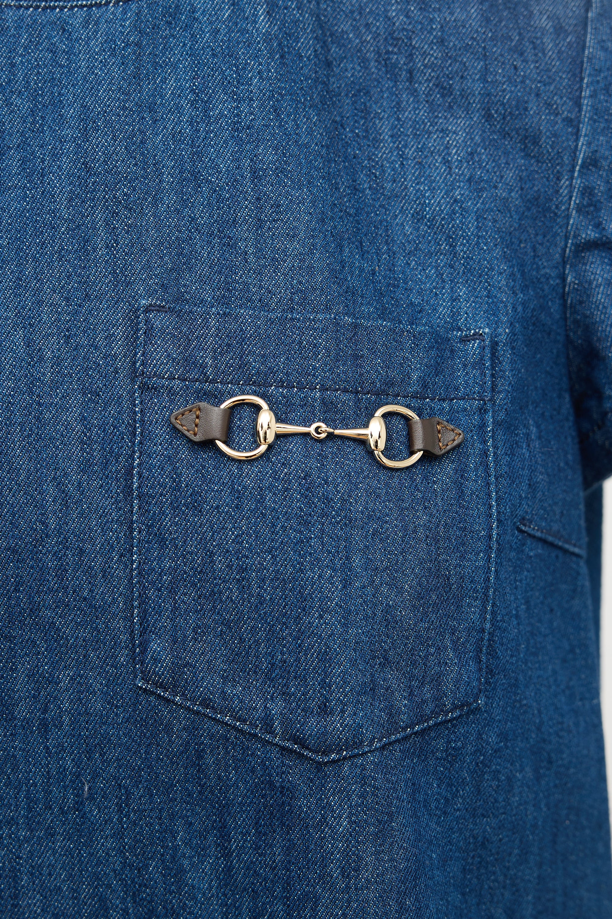 Gucci Denim Pocket Dress