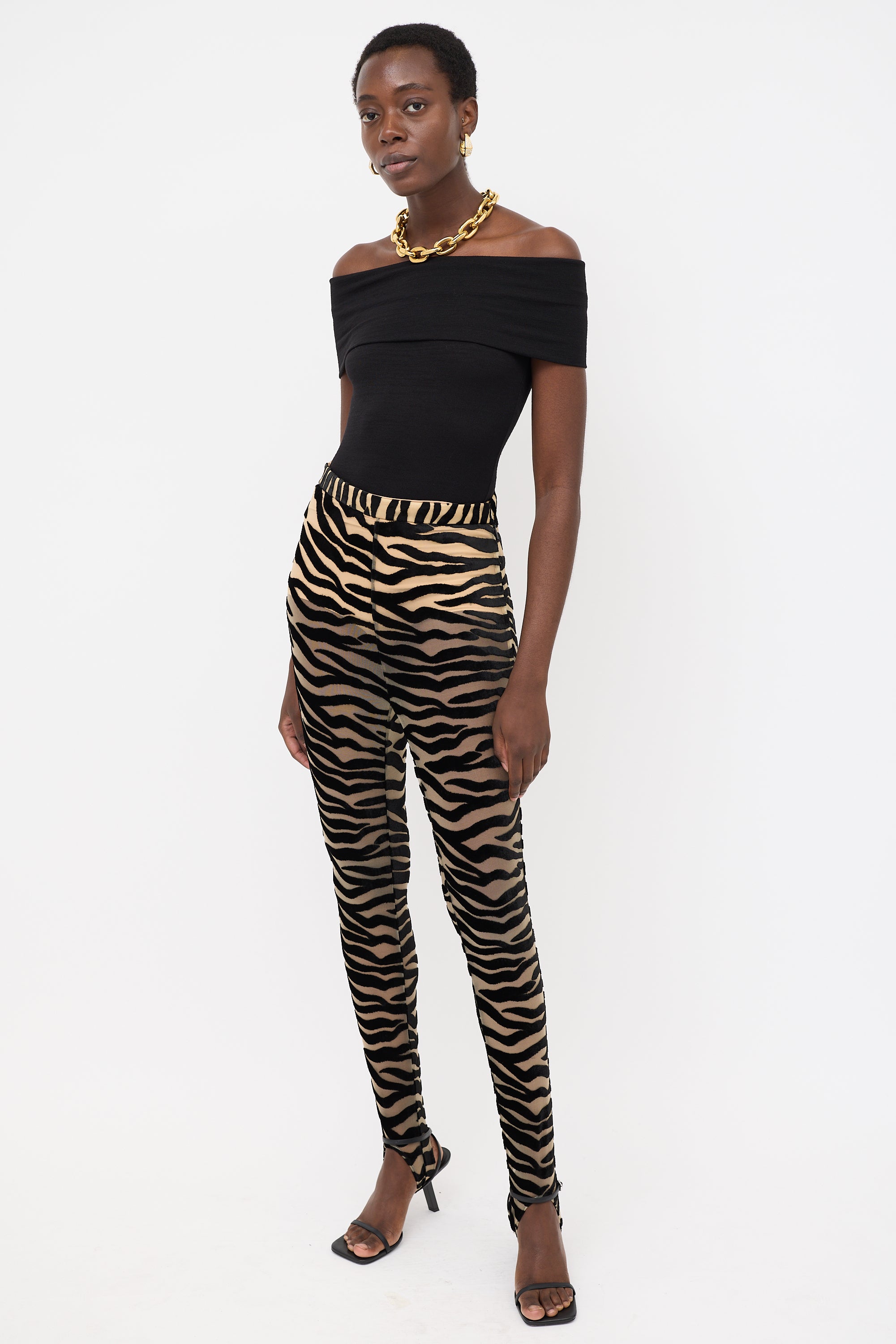 Gucci Devoré Stirrup Legging