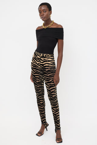 Gucci Devoré Stirrup Legging