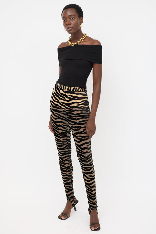 Gucci Devoré Stirrup Legging