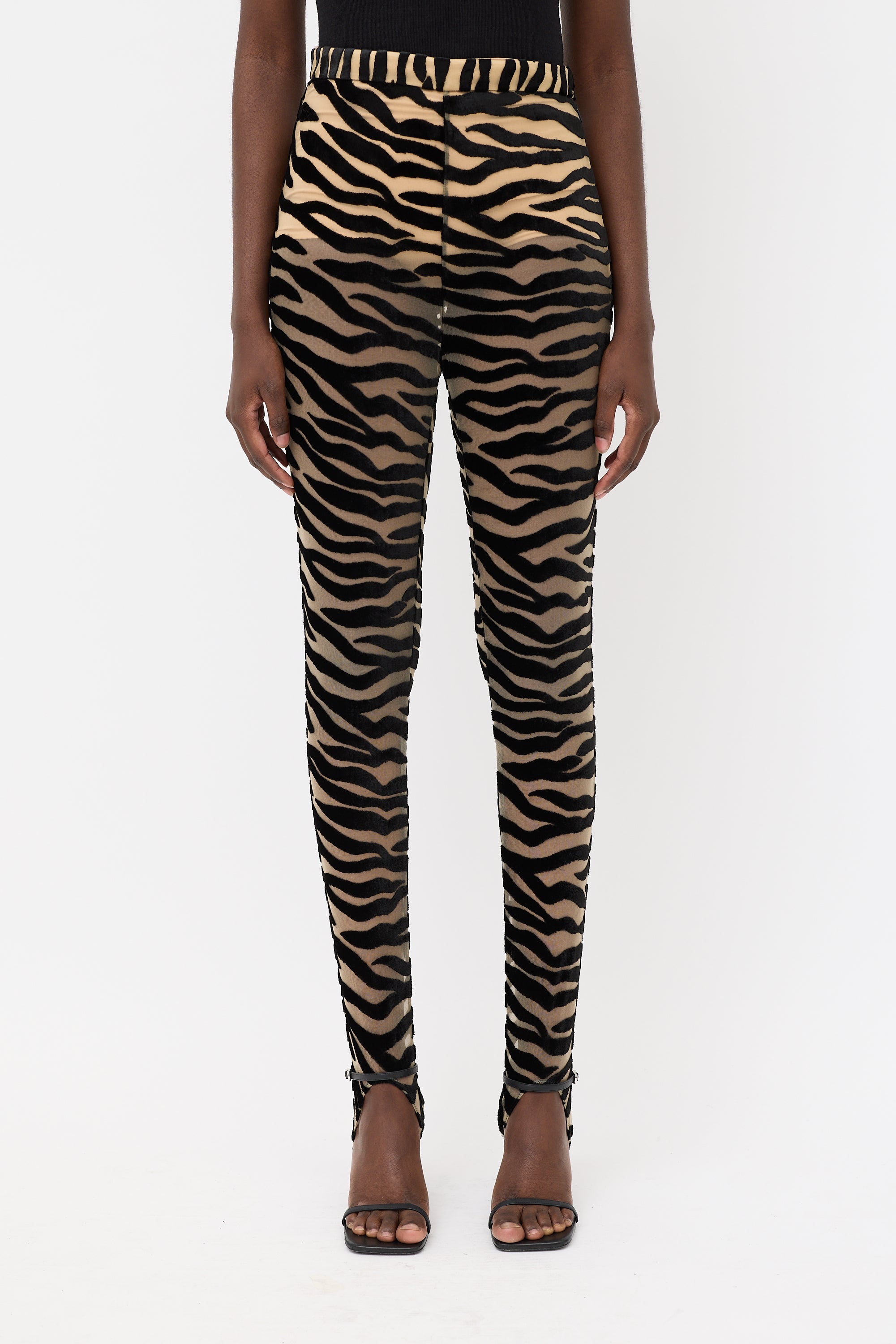 Gucci Devoré Stirrup Legging