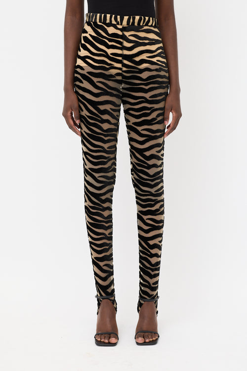 Gucci Devoré Stirrup Legging