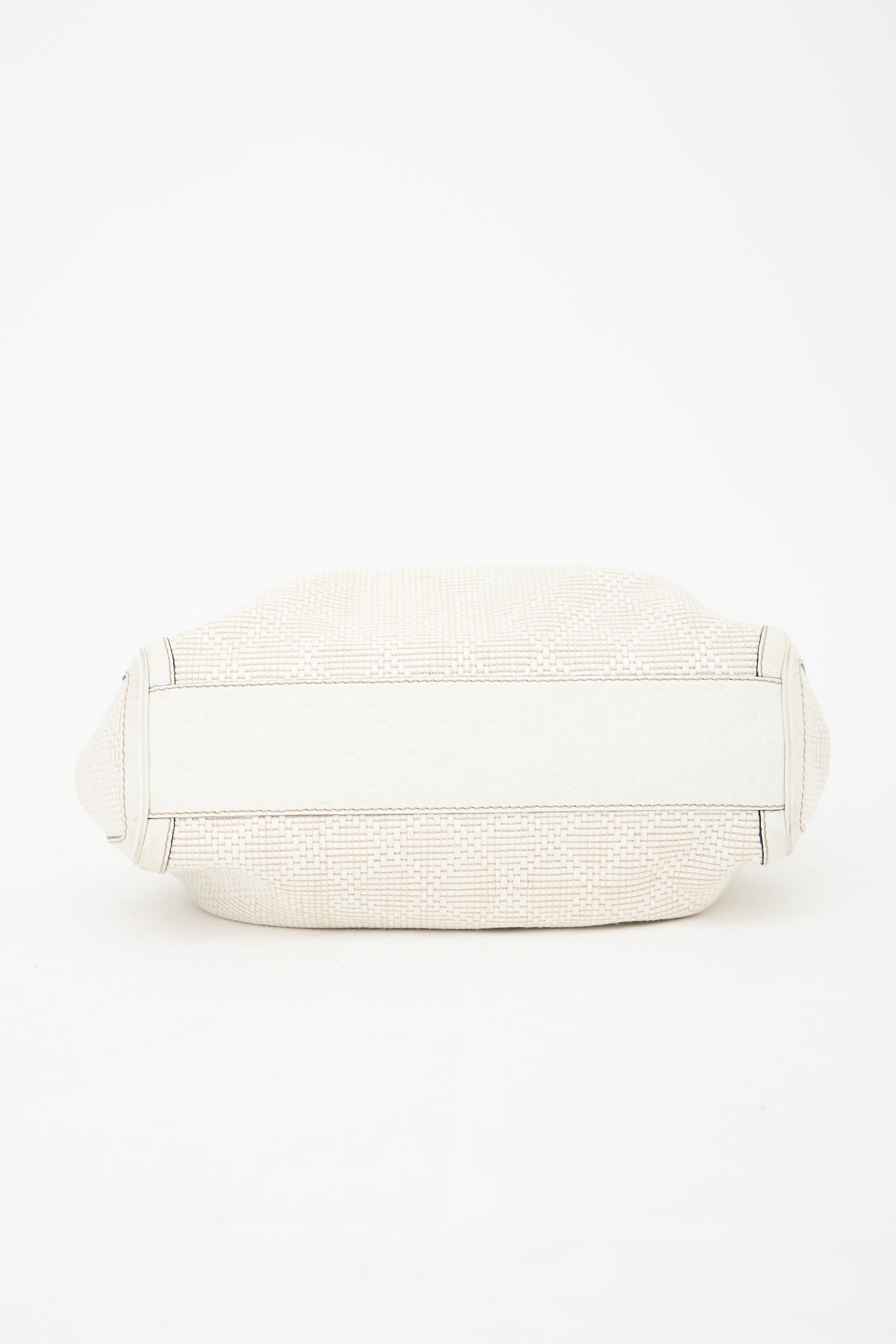 Gucci Diamante Raffia & Leather Medium Sukey Bag