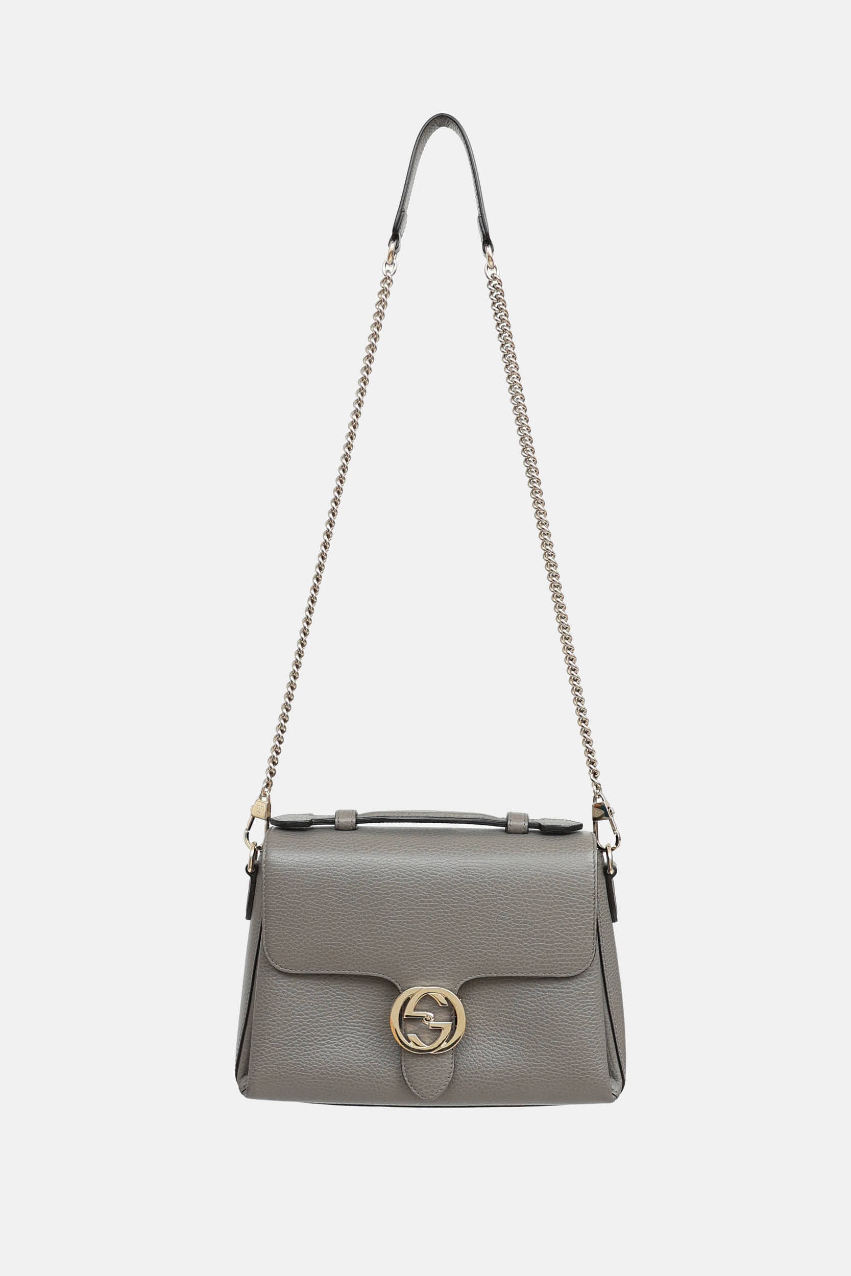 Gucci Leather Dollar Chain Bag