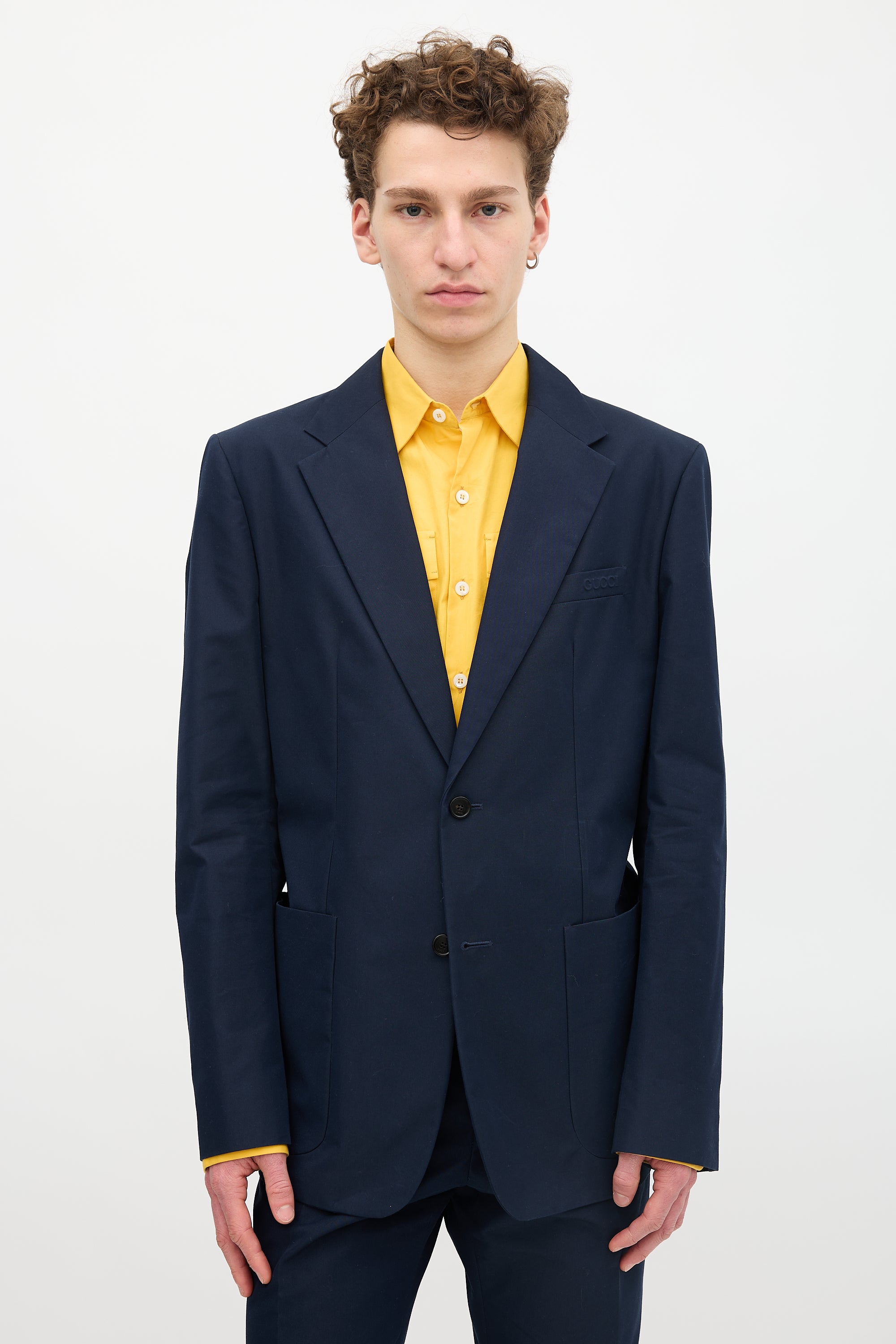 Gucci Embossed Logo Suit
