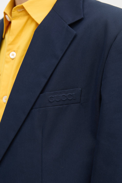 Gucci Embossed Logo Suit