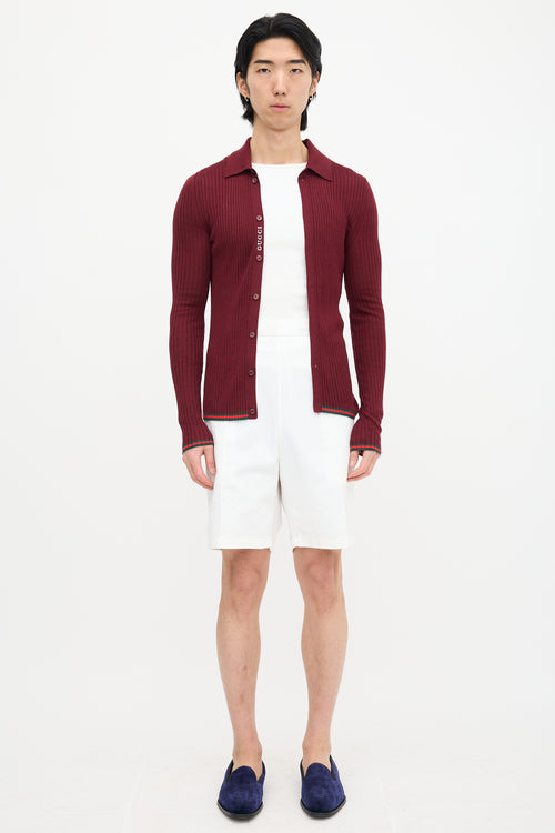 FW 2025 Ribbed Knit Polo