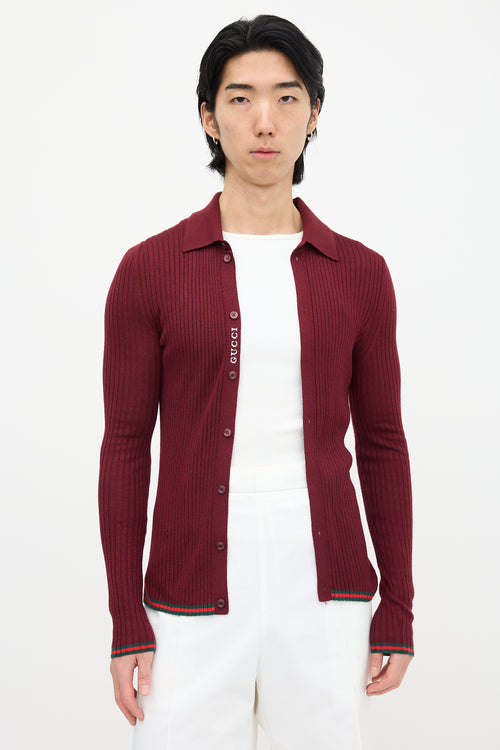 FW 2025 Ribbed Knit Polo