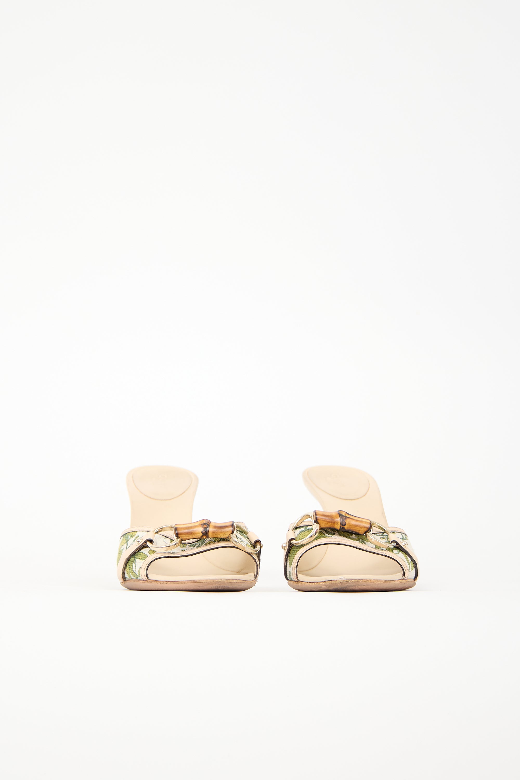 Gucci Floral Bamboo Mule
