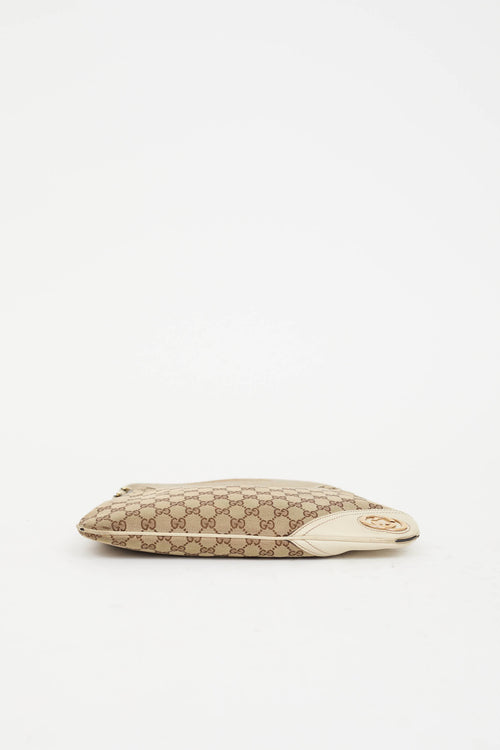 Gucci Monogram Brit Shoulder Bag