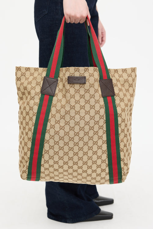 Gucci GG Canvas Tote Bag