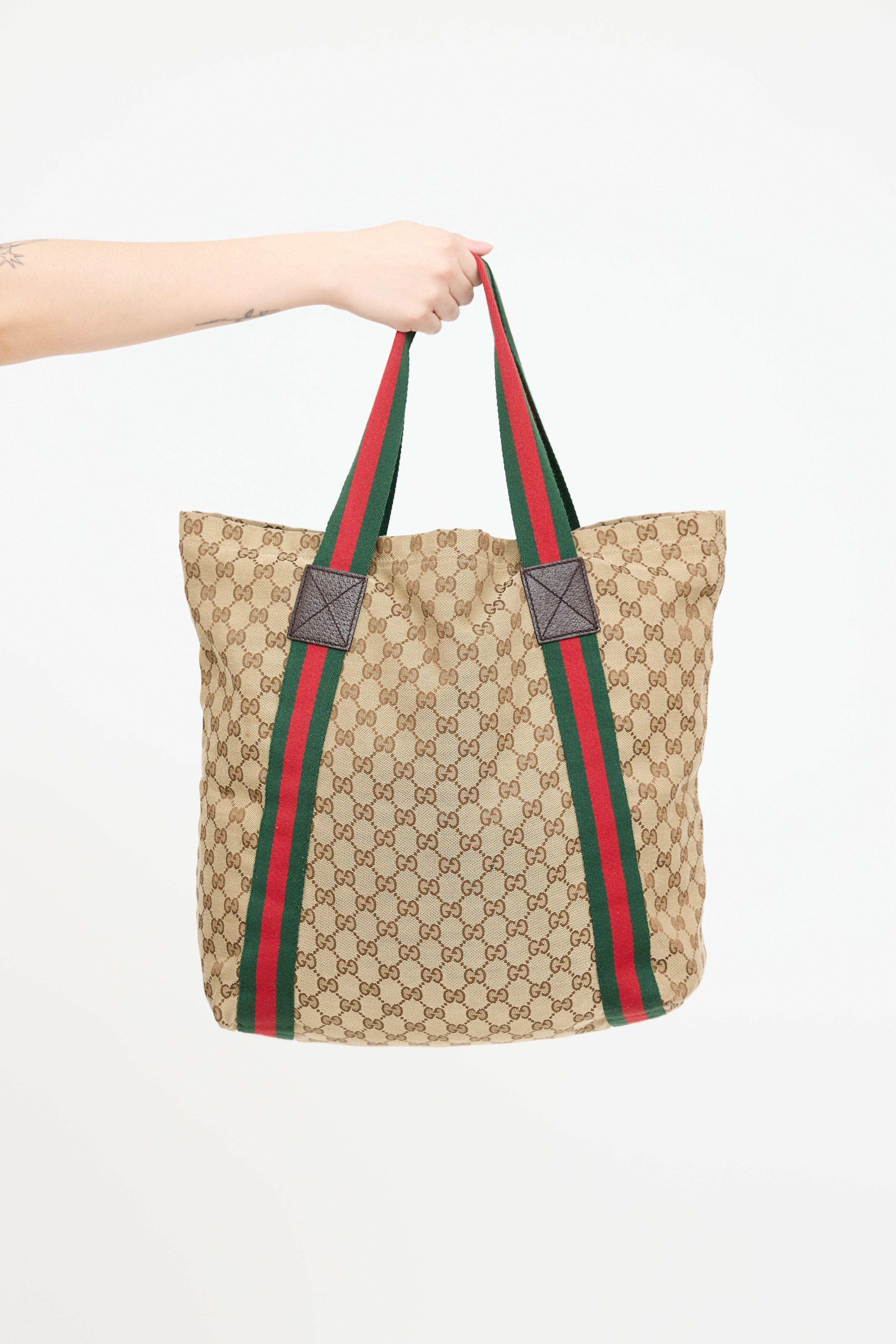 Gucci GG Canvas Tote Bag