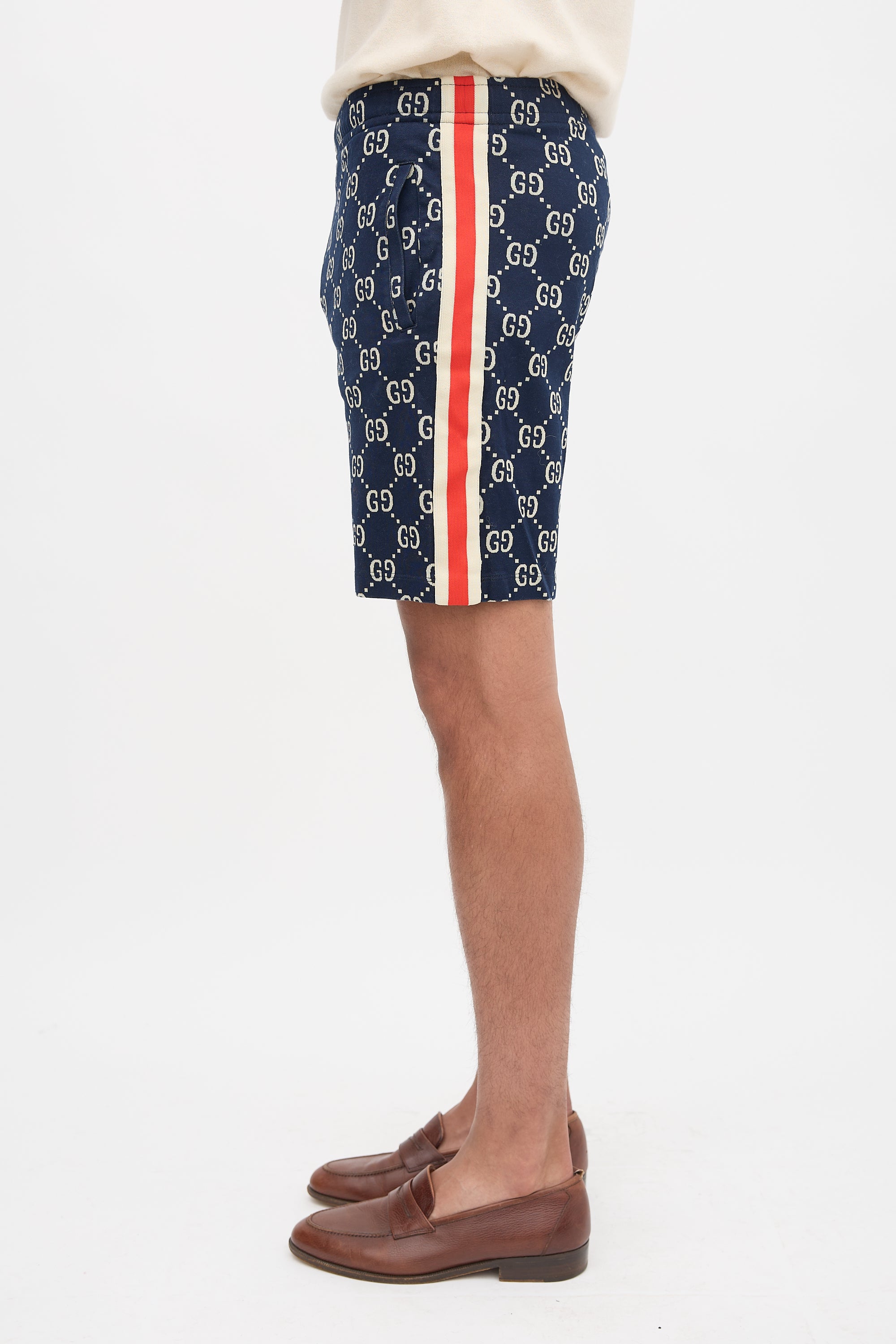 Gucci GG Monogram Knit Shorts