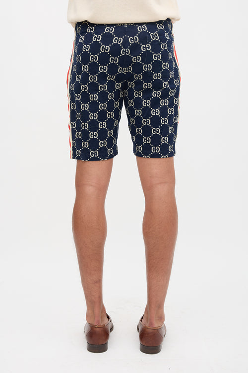 Gucci GG Monogram Knit Shorts