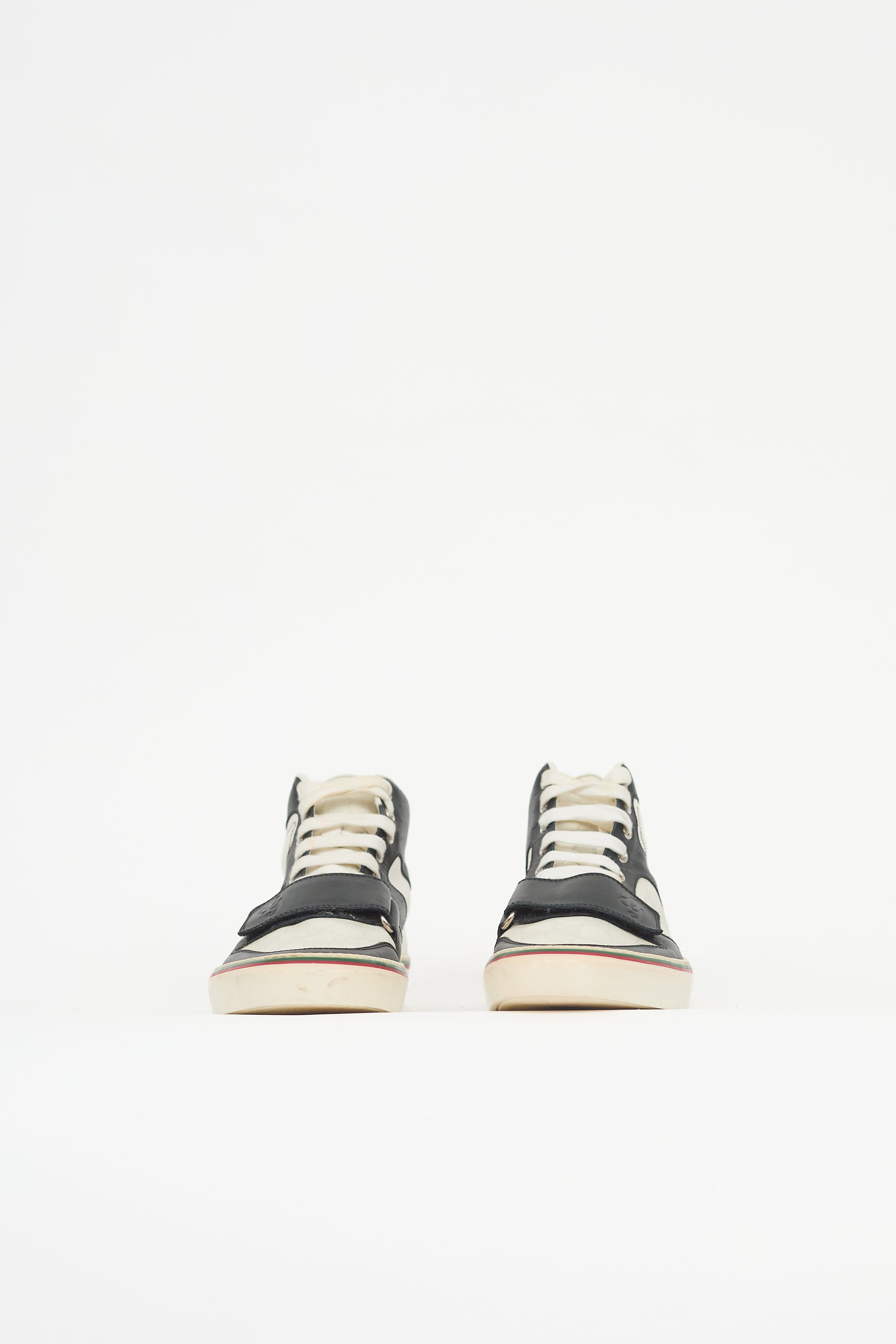 Gucci GG Monogram & Leather Sneaker