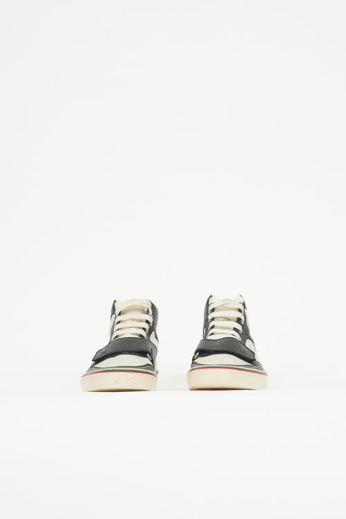 Gucci GG Monogram & Leather Sneaker