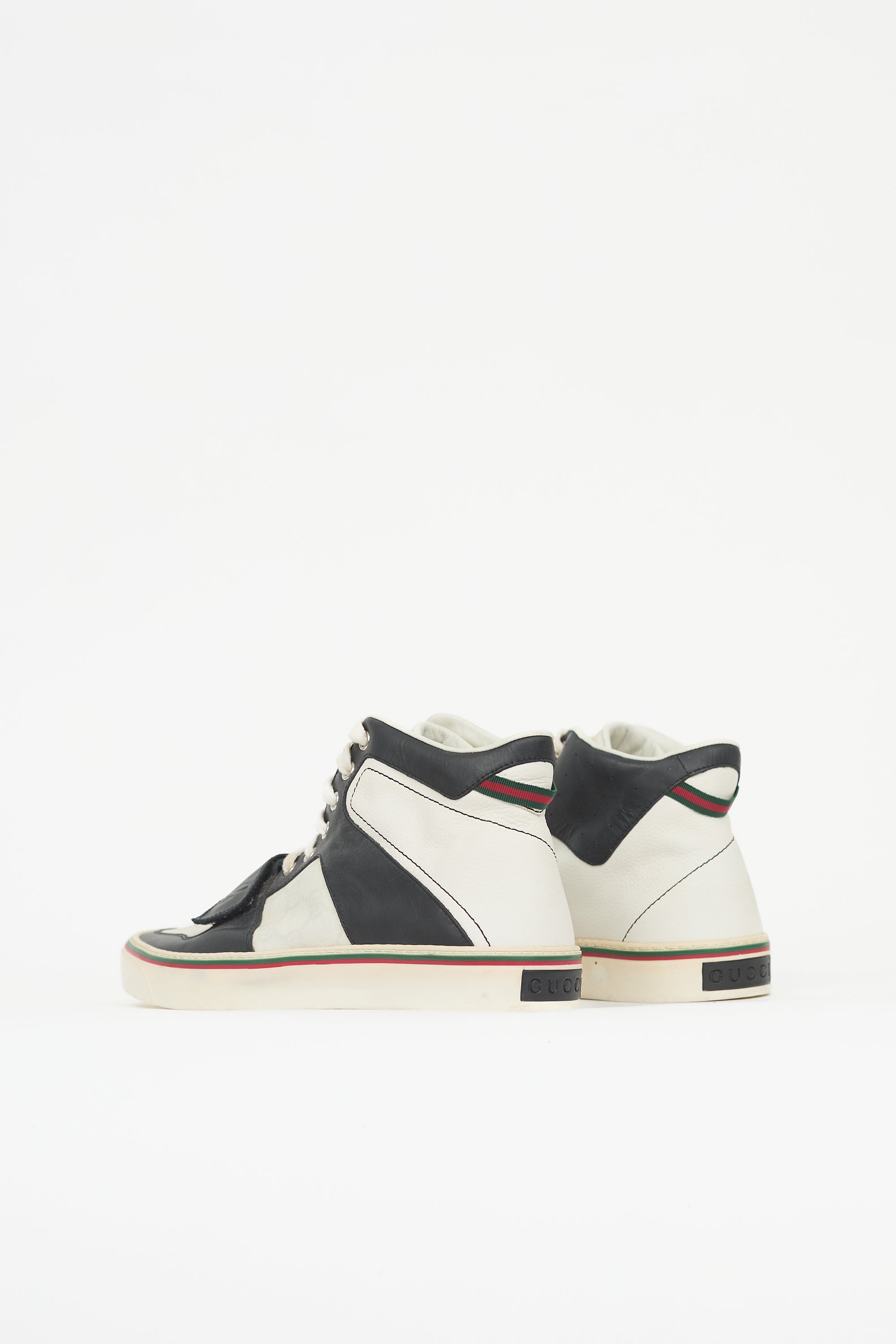 Gucci GG Monogram & Leather Sneaker