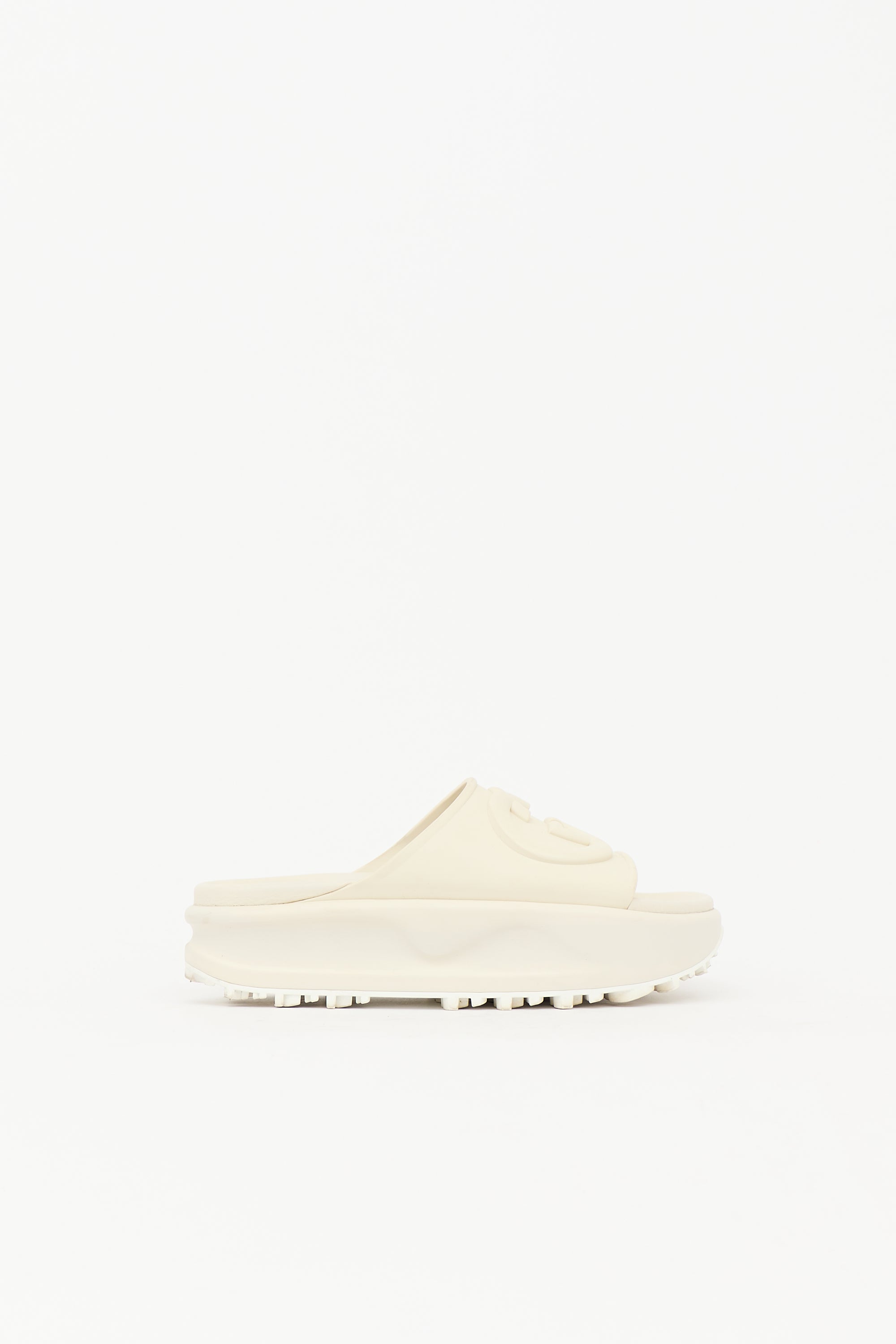 Gucci Rubber Interlocking GG Slide