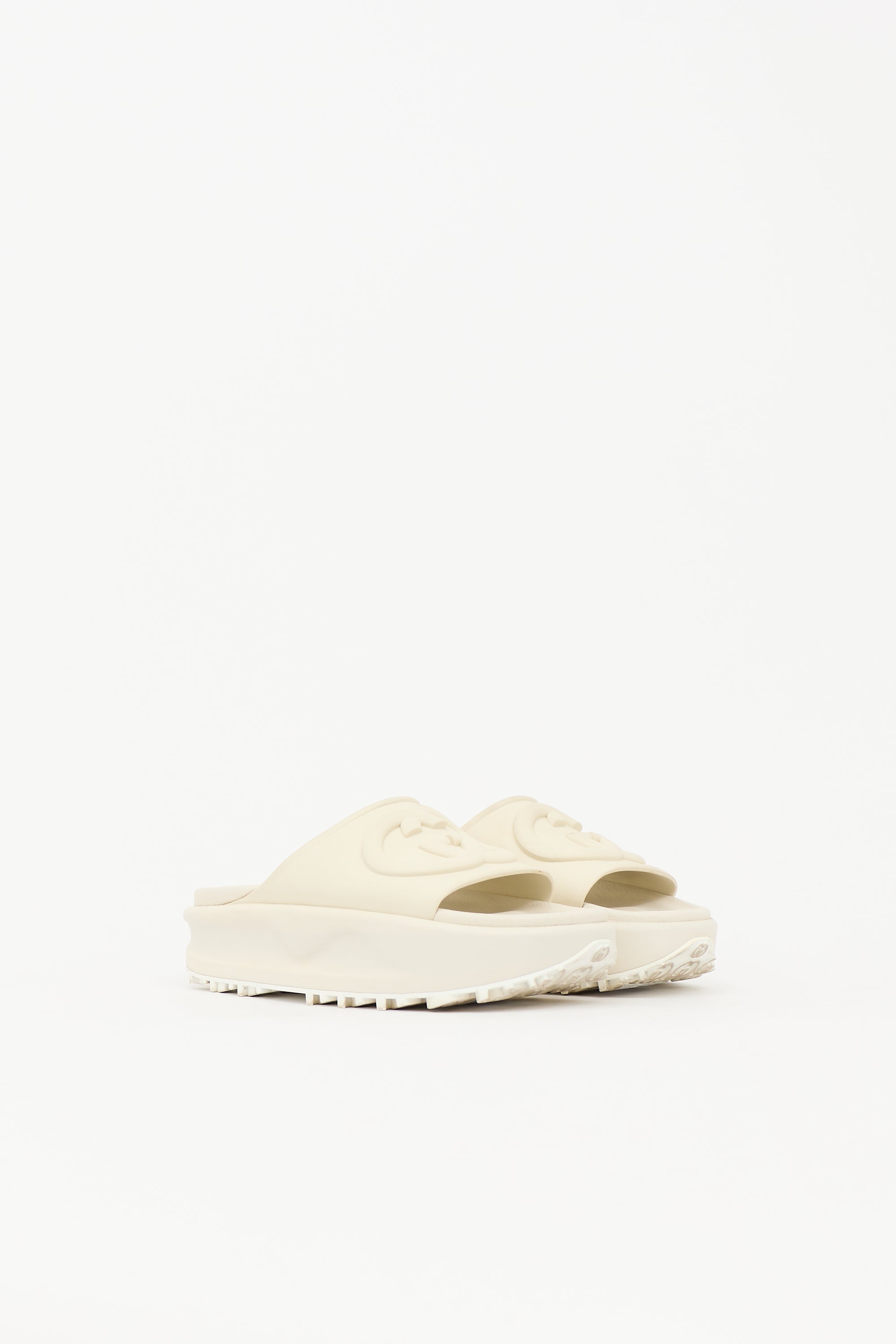 Gucci Rubber Interlocking GG Slide
