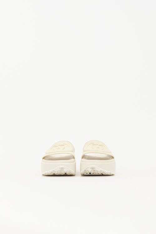 Gucci Rubber Interlocking GG Slide