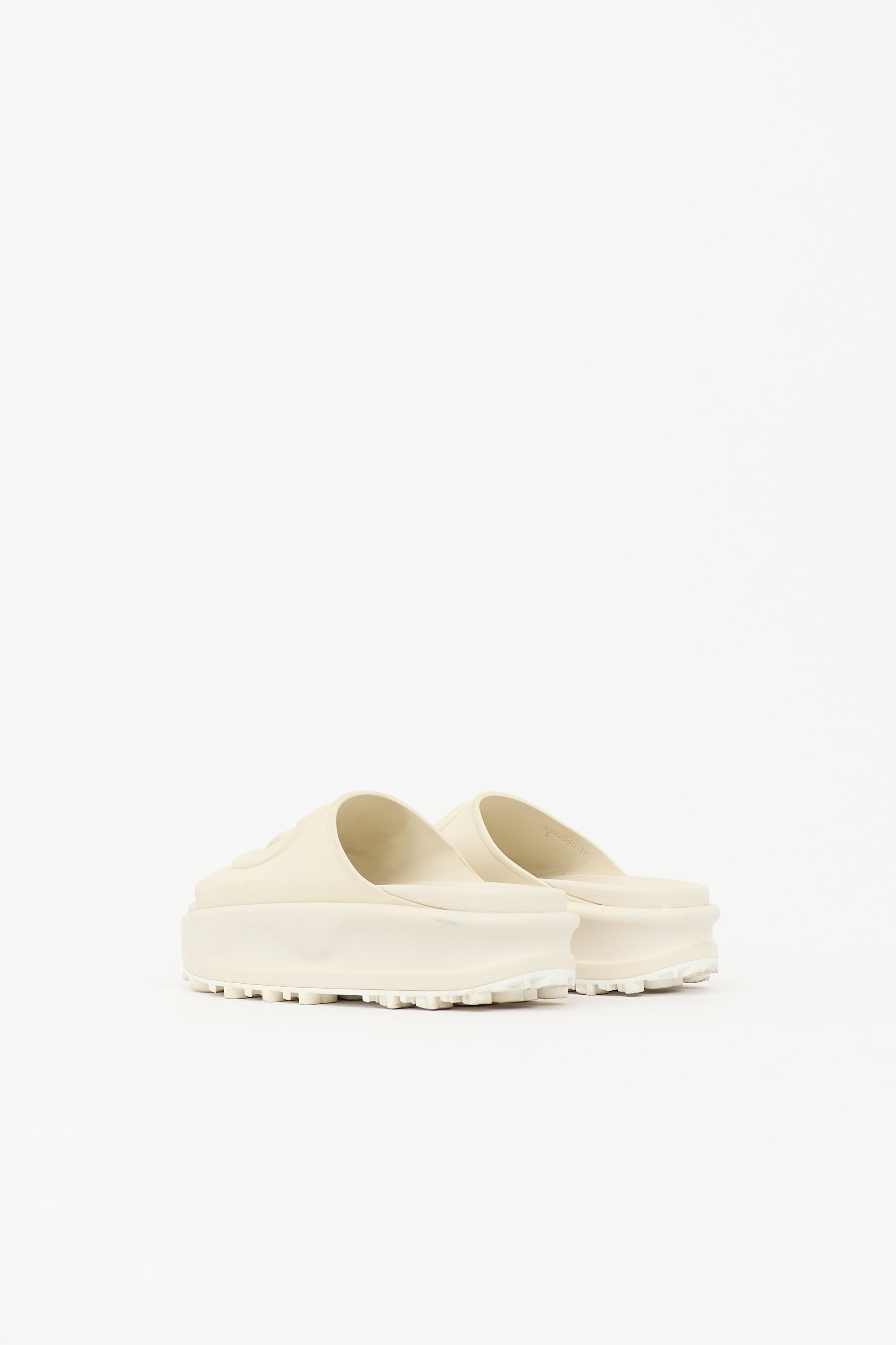 Gucci Rubber Interlocking GG Slide