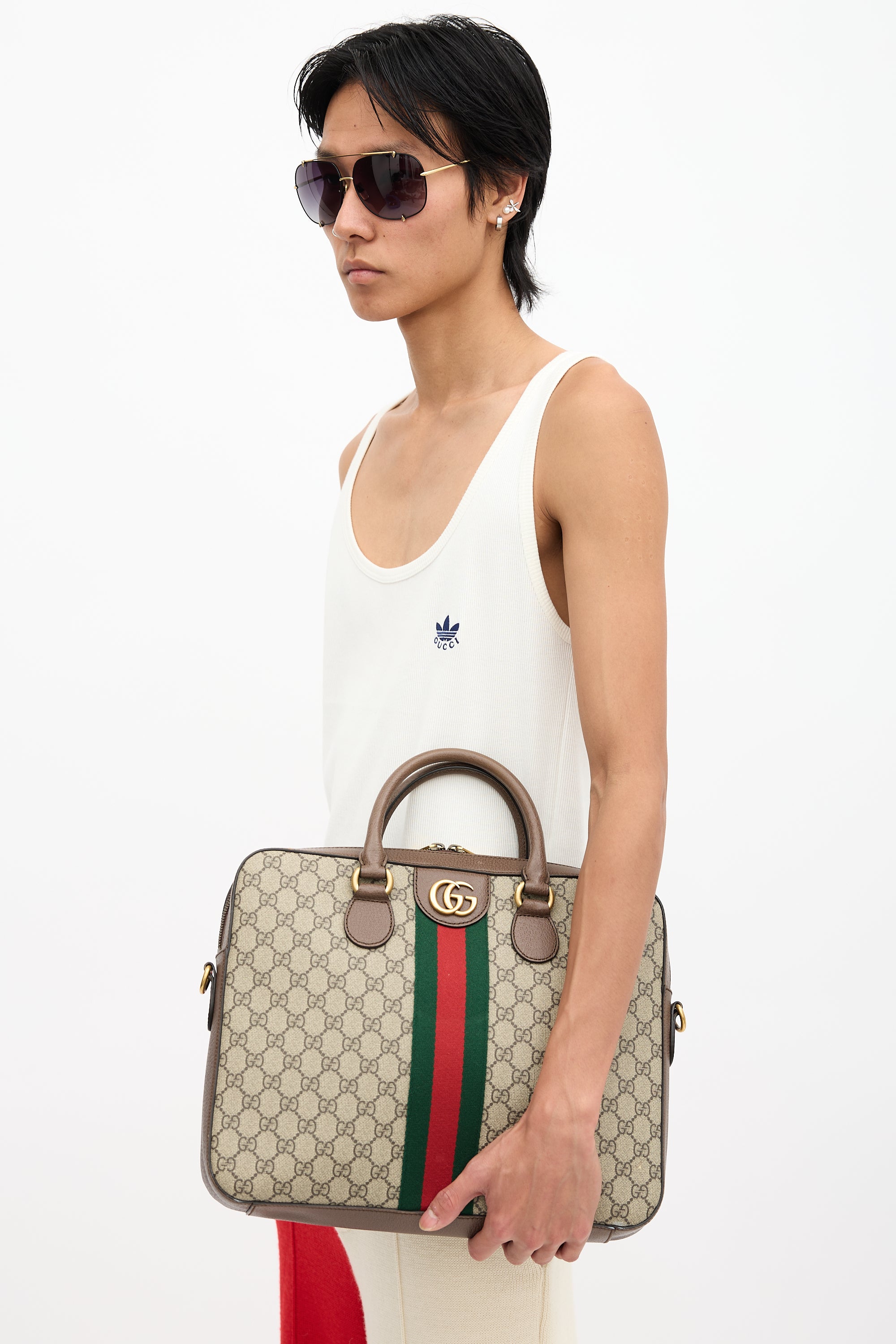 Gucci GG Supreme Ophidia Briefcase