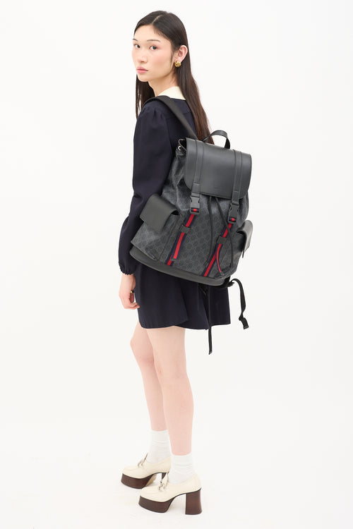 Gucci GG Supreme Web Backpack