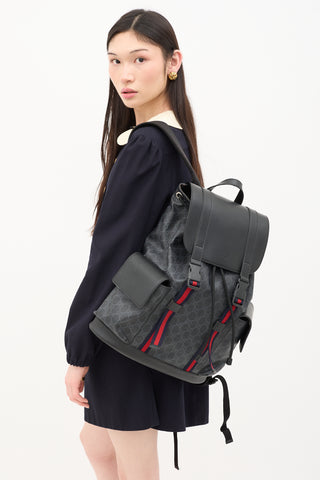 Gucci GG Supreme Web Backpack