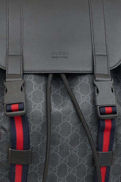Gucci GG Supreme Web Backpack