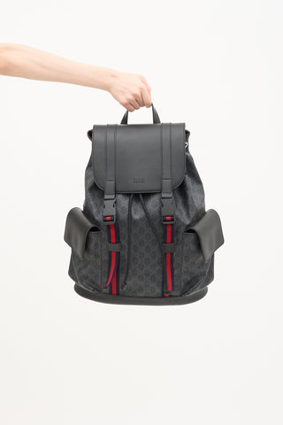 Gucci GG Supreme Web Backpack