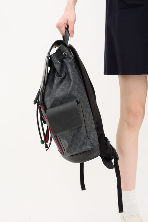 Gucci GG Supreme Web Backpack