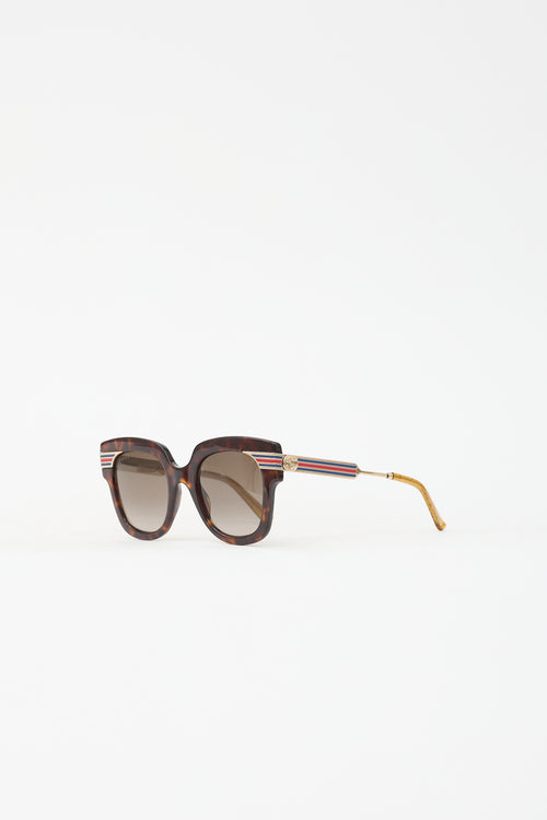 Gucci GG0281S Web Sunglasses