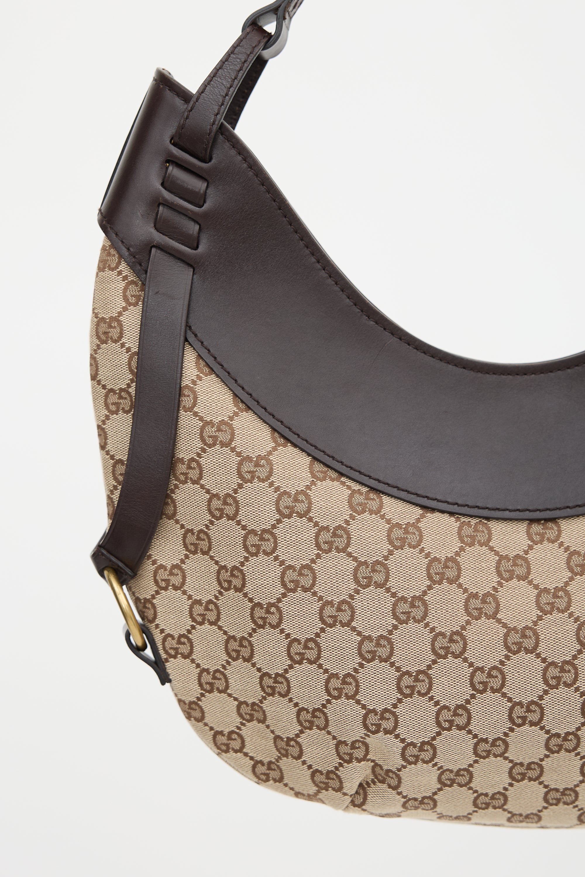 Gucci GG Monogram Crescent Bag