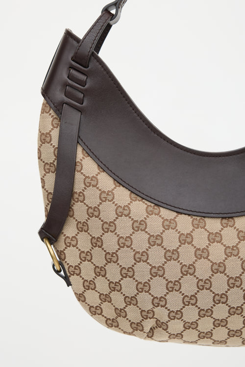 Gucci GG Monogram Crescent Bag