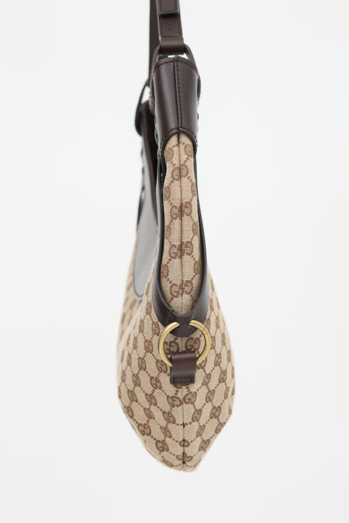 Gucci GG Monogram Crescent Bag