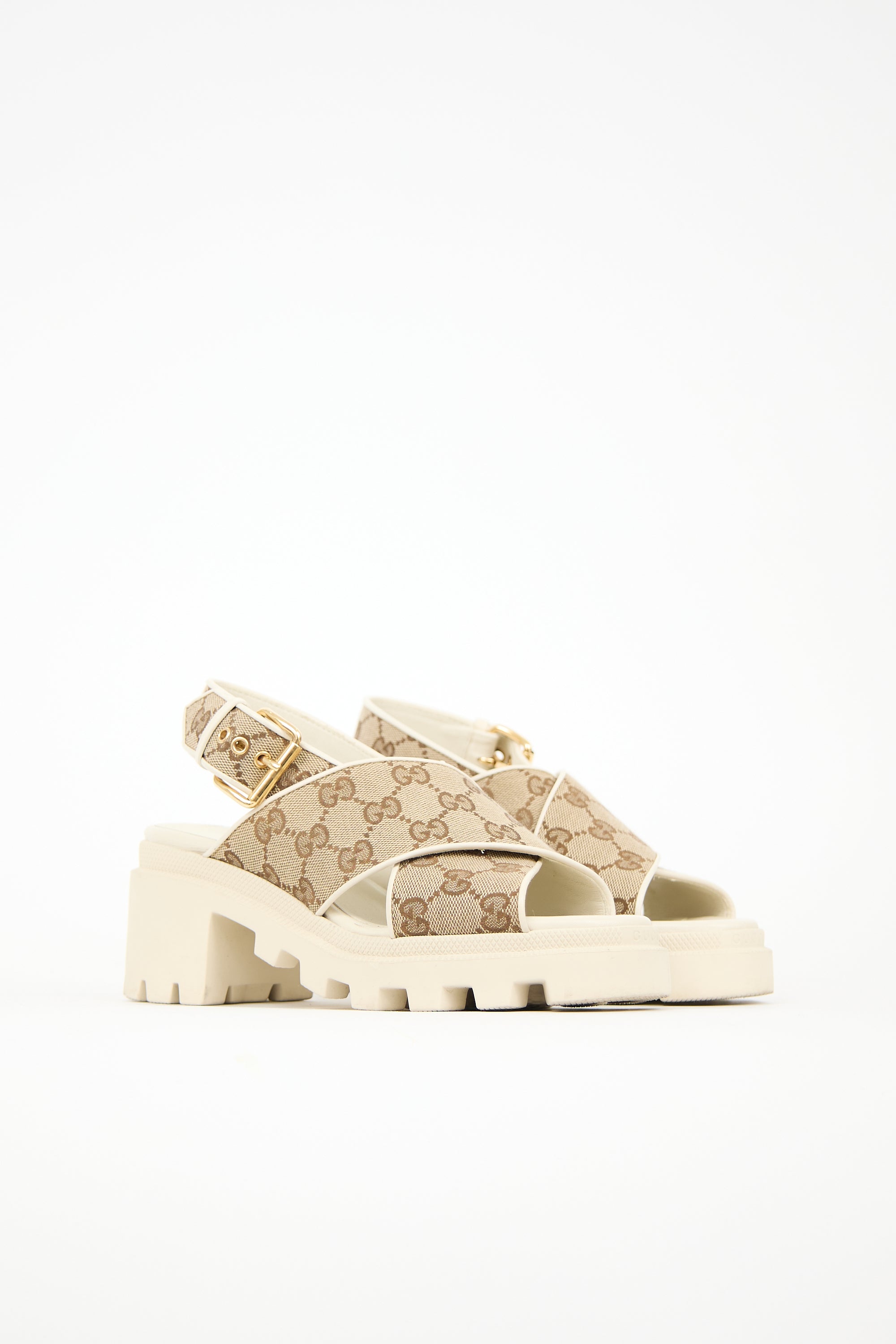 Gucci GG Supreme Canvas Sandal