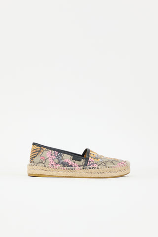 Gucci GG Supreme Canvas Espadrille Flat