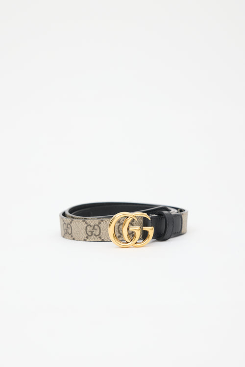 Gucci GG Supreme Slim Belt