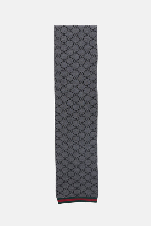 Gucci GG Web Stripe Scarf