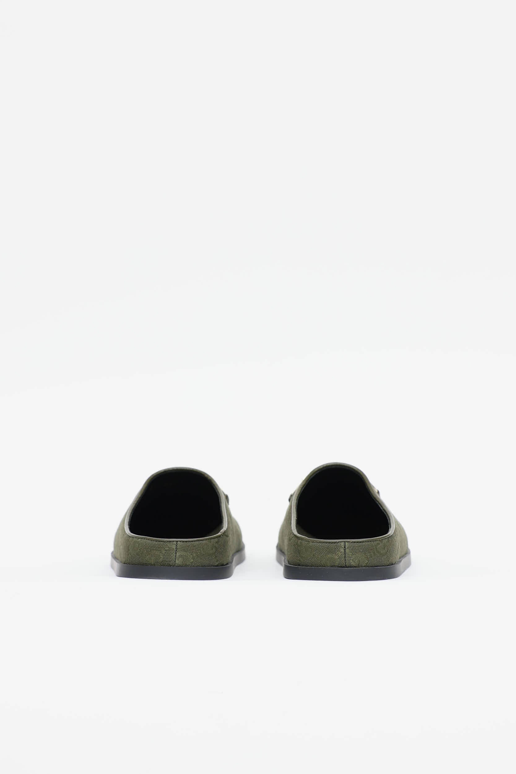 Gucci GG Canva Horsebit Mule