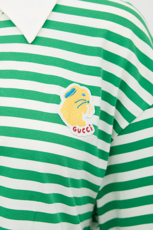 Gucci Stripe Logo Polo
