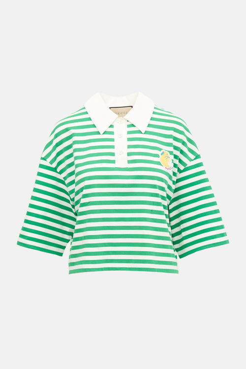 Gucci Stripe Logo Polo