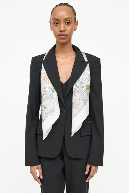 Gucci2019 Silk Wondergarden Scarf