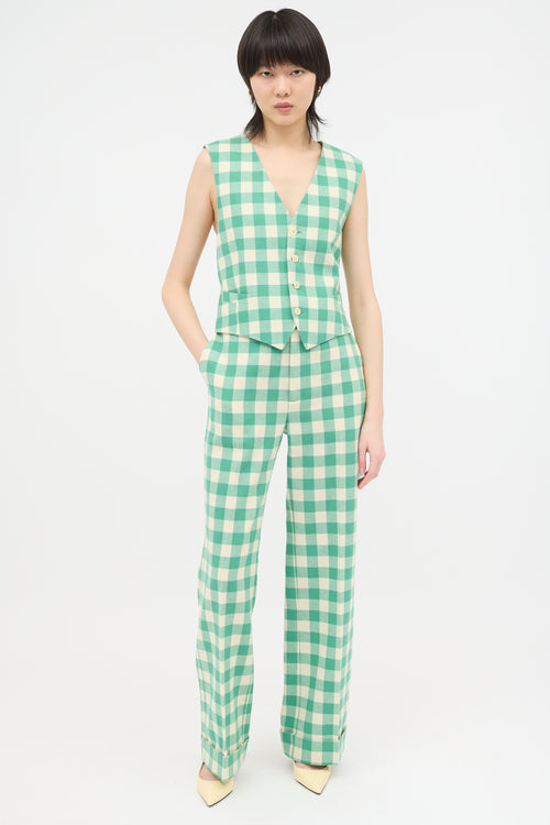 Gucci HA HA HA Wool Check Set