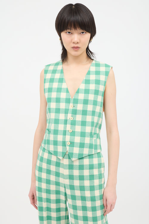 Gucci HA HA HA Wool Check Set