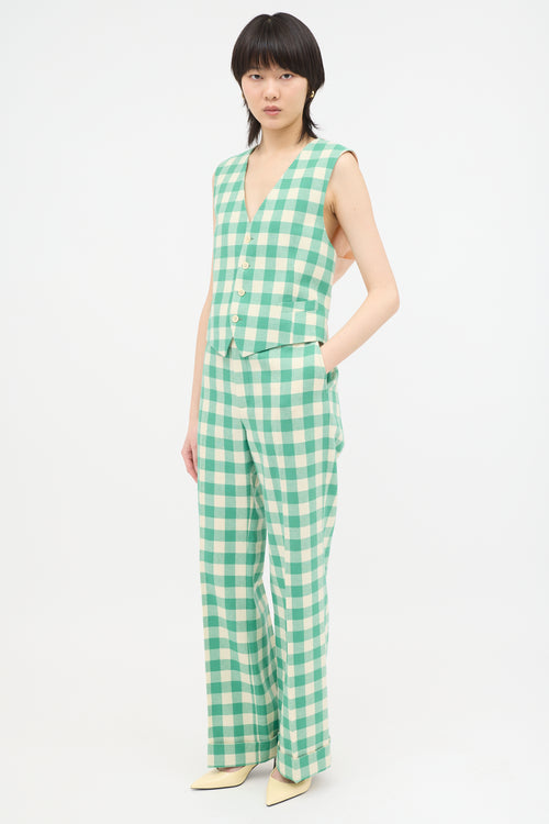 Gucci HA HA HA Wool Check Set