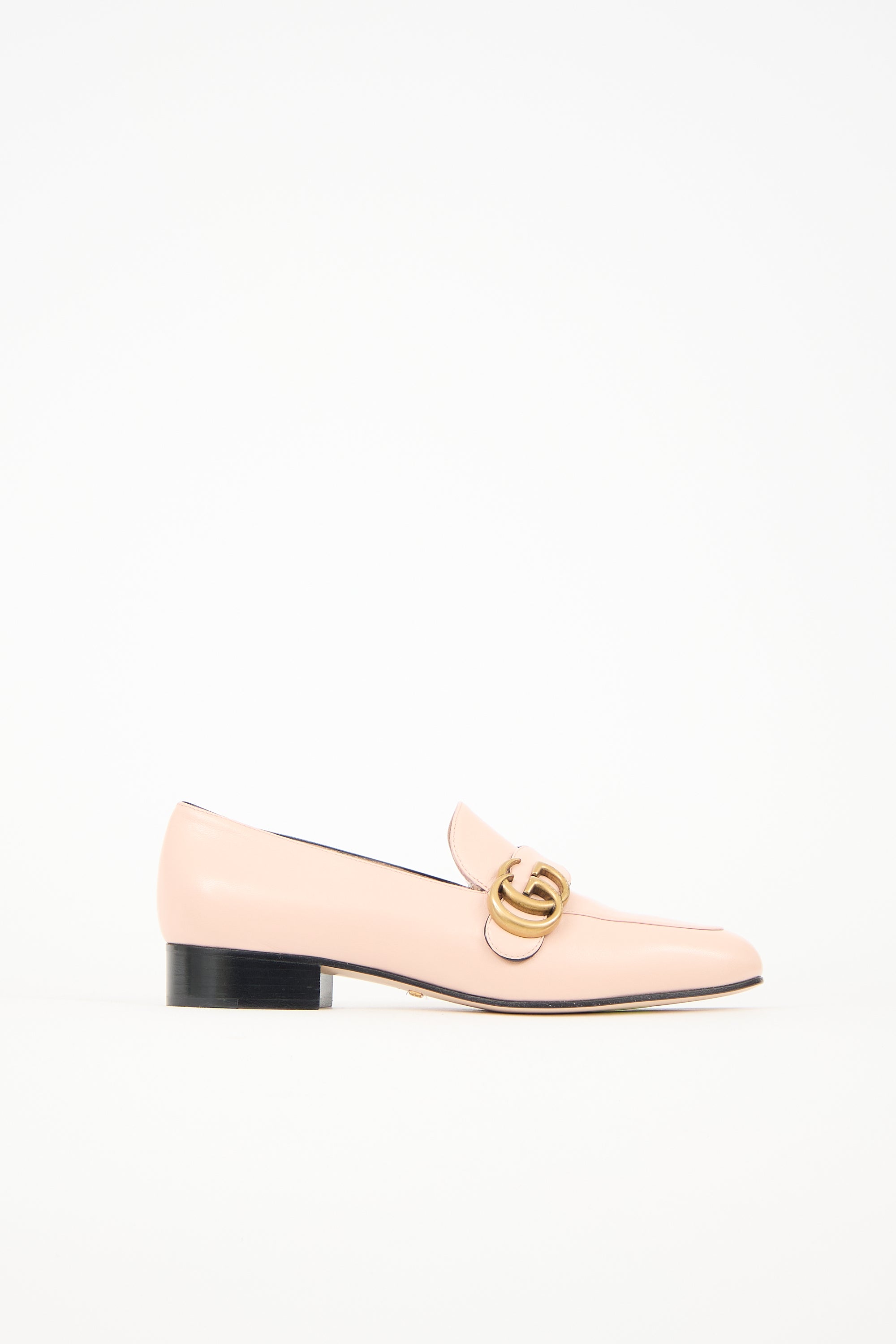 Gucci Leather GG Marmont Loafer