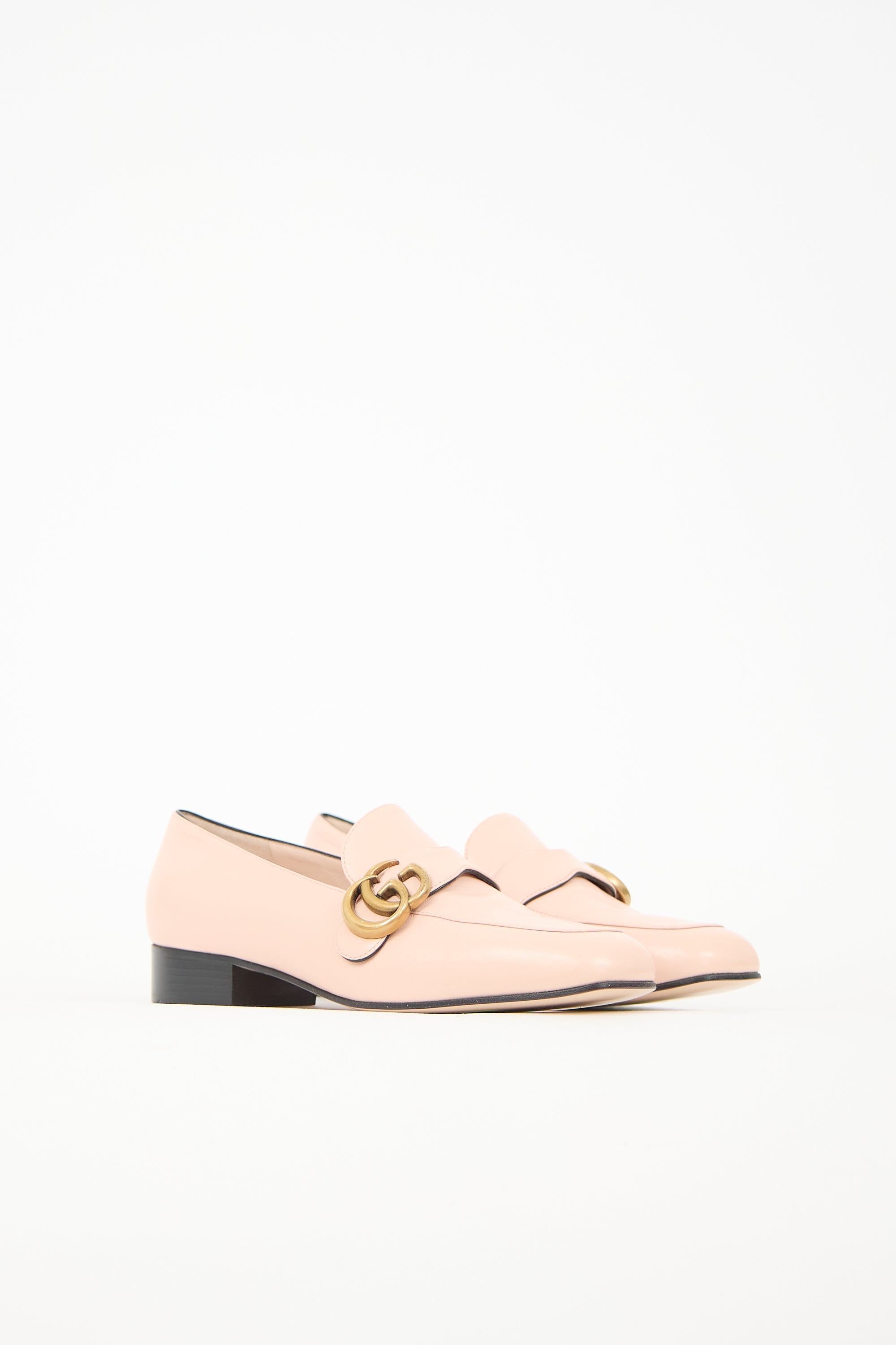 Gucci Leather GG Marmont Loafer