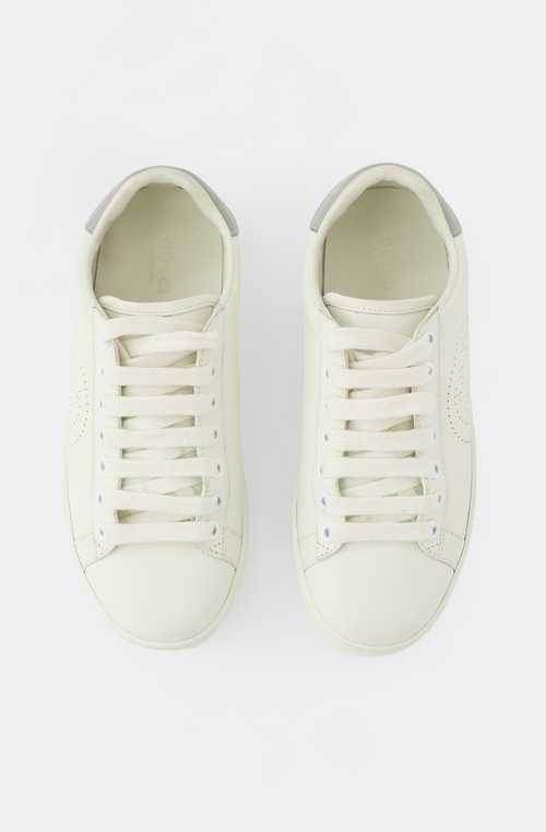 Gucci Leather Ace Perforated GG Sneaker