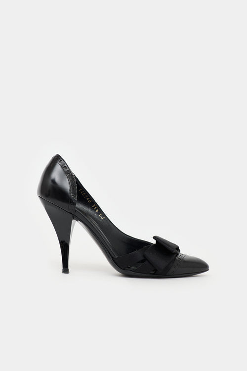 Gucci Leather D'Orsay Pump